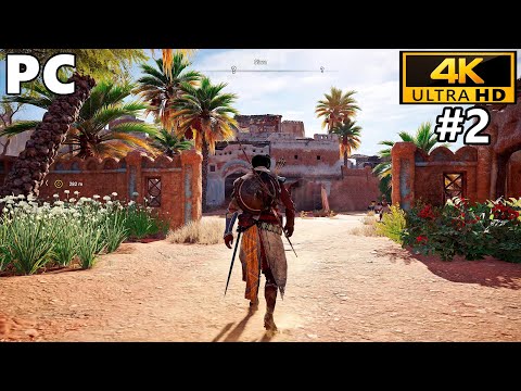 Assassin's Creed Origins Gameplay Walkthrough Part 2 – No Commentary (4K 60FPS PC)