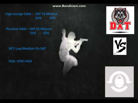 CS:GO Bet Prediction - DAT Vs X6tence (27/1/15)