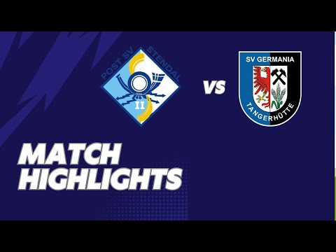 Match Highlights Kreispokal 1. Runde Post SV Stendal II gegen SV Germania Tangerhütte