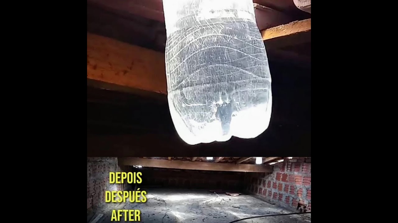 COMO FAZER LAMPADA DE GARRAFA PET