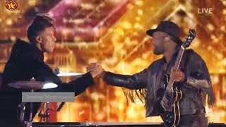 Kevin Davy White sings Fastlove   &quot;duet&quot; with Tokio Myers X Factor UK 2017 Finals Saturday