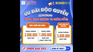 ƯU ĐÃI ĐỘC QUYỀN - KHÓA HỌC THÁNG 12 #niengrang #sale #dainha #nhakhoa