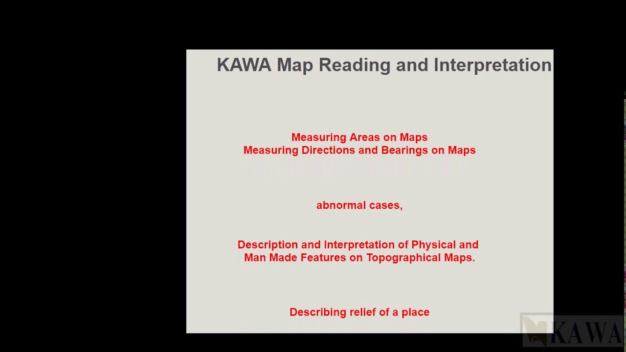 Map Reading and Interpretation
