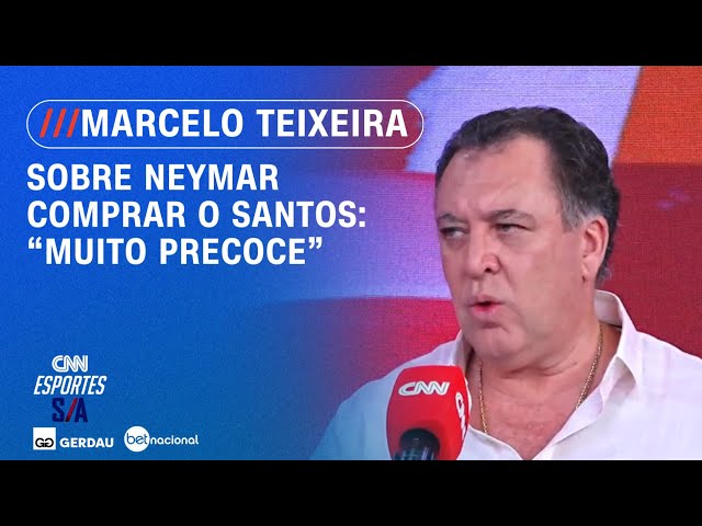 Presidente do Santos afirma que Neymar comprar o time é “muito precoce” | CNN ESPORTES S/A