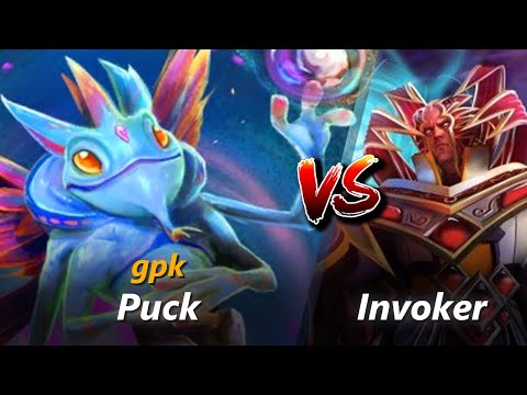 How to Puck mid vs Invoker (feat. gpk) | First 10 minutes