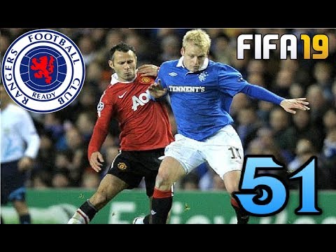 OLD TRAFFORD! FIFA 19 RANGERS CAREER MODE EPISODE 51