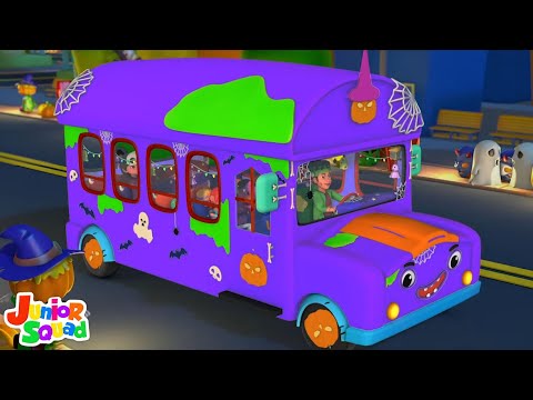 Halloween Wheels On The Bus, Spooky Nursery Rhymes for Kids