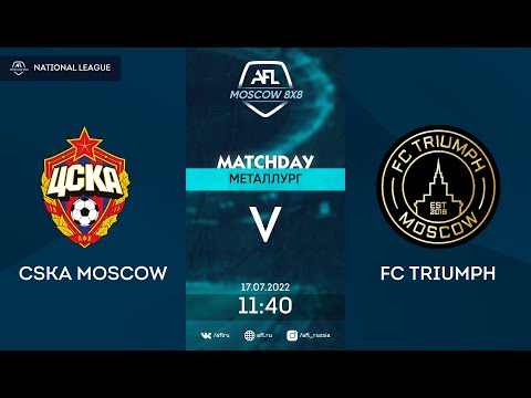 AFL22. Russia. National League . Day 8. CSKA Moscow - Triumph