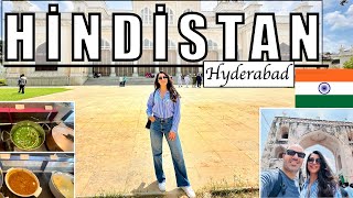 Hindistan Gezi Vlog 🇮🇳 Hyderabad Gezilecek Yerler | Hyderabad’da Ne Yenir? Hindi