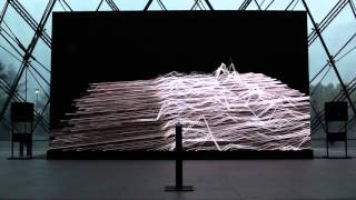 Ryuichi Sakamoto + Daito Manabe "Sensing Streams"