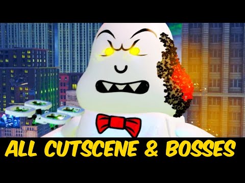 LEGO Dimensions Ghostbusters 2016 Story Pack All Cutscenes & Bosses