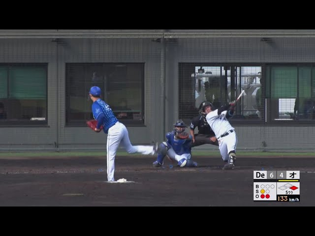 【みやざきPL】バファローズ・大下が1点差に迫るタイムリー2ベースヒットを放つ!! 2020/11/12 B-DB(みやざきPL)