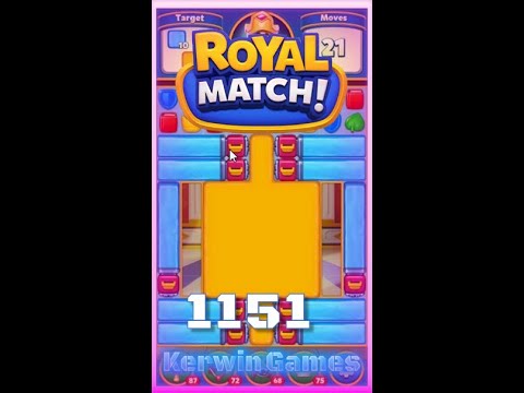 Royal Match Level 1151 - No Boosters Gameplay