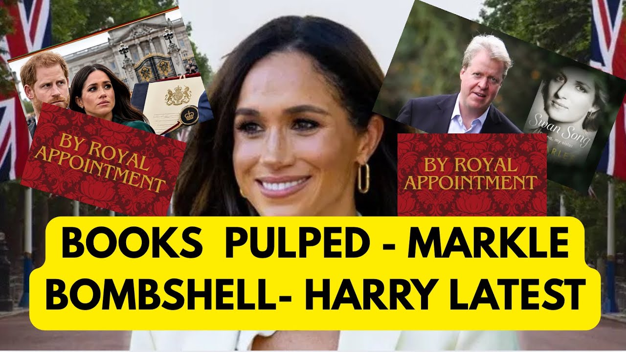 BOOKS  PULPED ..ROYAL BOMBSHELL & MARKLES EXPLOSION #royaL #meghan #news 