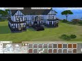 Sims 4 Tudor Mansion Build Part 1