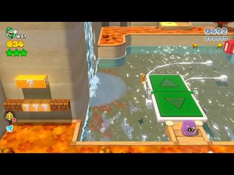 Super Mario 3D World (Switch) 3-7 Speedrun - Time: 27 (Former WR)