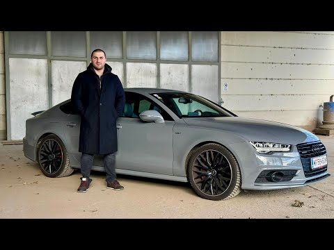 Unterwegs mit - AUDI A7 3.0 TDI Competition C7 2017 - das ultimative Batmobil