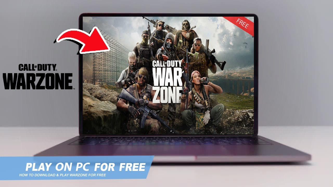 Warzone being played on a PC