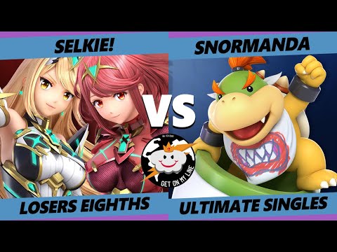 GOML Online 2021 Losers Eighths - Selkie ! (Pyra Mythra) Vs. Snormanda (Bowser Jr) SSBU Ultimate