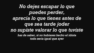 Porta Aprecia lo que tienes con letra