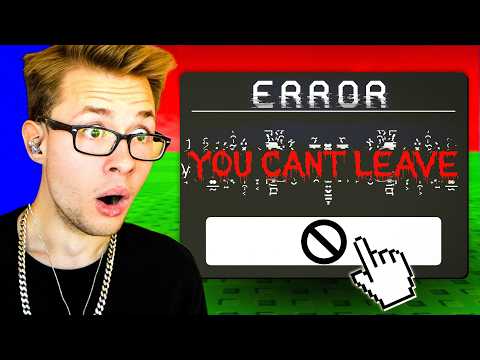 Du Kannst Dieses Roblox Spiel NICHT VERLASSEN