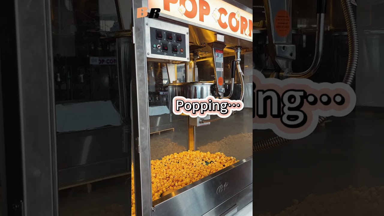 🎬 32oz Hanging Kettle Popcorn Machine – Fast, Efficient, Made for Crowds!🍿🥤👏
