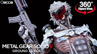 GEAR SOLID V: GROUND ZEROES - RAIDEN 1/6 Scale Statue, White Armor Ver. 360° View