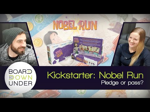 Board Down Under: Nobel Run, A Kickstarter pledge or pass review