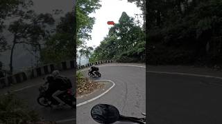 Riding these roads feels like being on a rollercoaster 🤩 #darjeeling #india #indiatravel #motovlog
