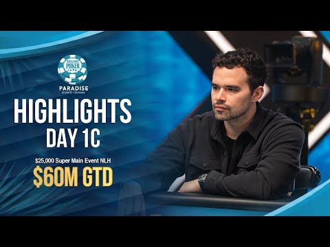 HIGHLIGHTS | WSOP Paradise Super Main Event | Day 1C | WSOP Paradise 2025 #wsop