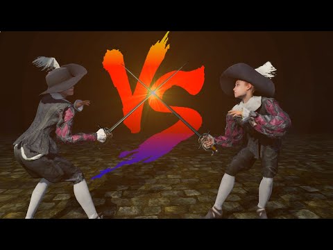 Intense Rapier Duel GMAN VS PECOLA