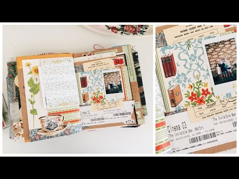 junk journal with me  process video ideas tips