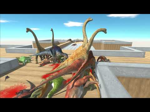 Herbivore & Carnivore Dinosaur Army VS Armies (Equal Cost) - Animal Revolt Battle Simulator