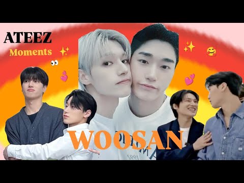 The iip bite what? jealous WOOSAN WOOYOUNG AND SAN ATEEZ THE❤️😏