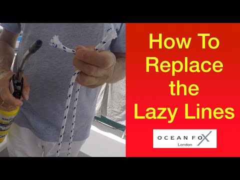 How To Replace the Lazy Lines.BEST way to do it. Sailing Ocean Fox