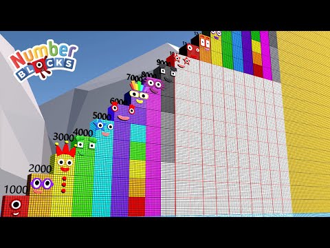 Looking for Numberblocks Step Squad 1000 to 30,000 Standing Tall Numberblocks Number Pattern