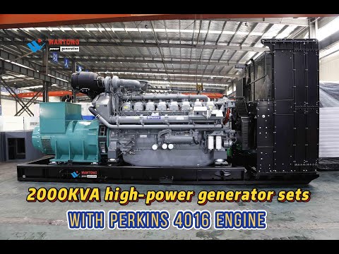 VMAN®2000 KVA  Diesel Generator Sets with Perkins 4016 engine