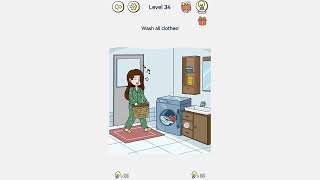 Brain Out 2 - (Leisure: Story Level) Level 34 Gameplay Solution