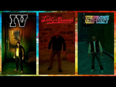 GTA IV VS GTA TBoGT VS GTA TLaD-Comparison-(2008-2009)