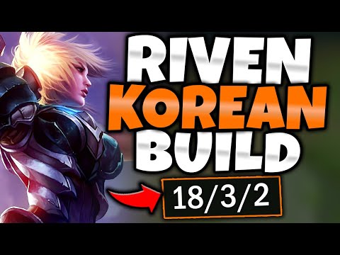 RIVEN'S KOREAN TOPLANER BUILD IS STRONG! (USE THIS) - S12 RIVEN GAMEPLAY! (Season 12 Riven Guide)
