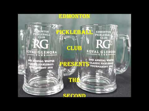 PICKLEBALL EDMONTON CLUB MIXED DOUBLES GOLD MATCH SKILL 5 0, 4 5 WINTER CLASSIC @ ROYAL GLENORA 2018