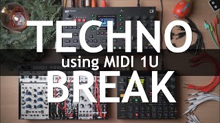 Video thumbnail for Techno Break using MIDI 1U / Is it easy to sequence and modulate your Modular via MIDI? by Ihor