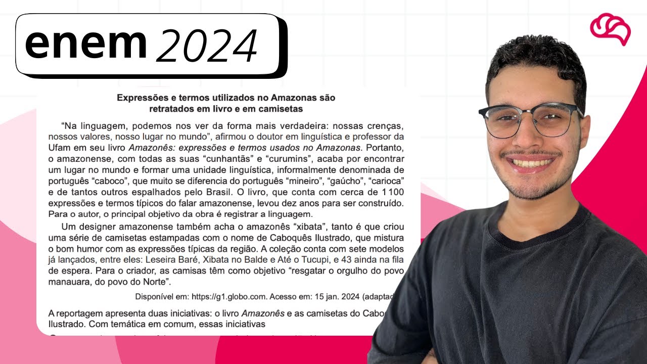 Resolução em Vídeo — Questão 6 ENEM 2024