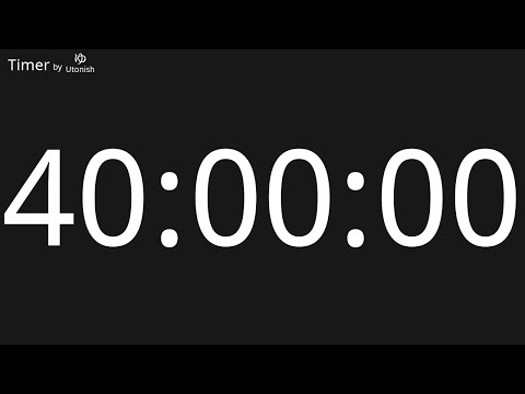 40 Hour Countup Timer