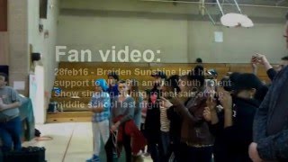 Fan Vid Braiden Sunshine sings at BDJMS for Talent Show Rehearsal