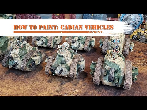 Tutorial: Painting Cadian Vehicles