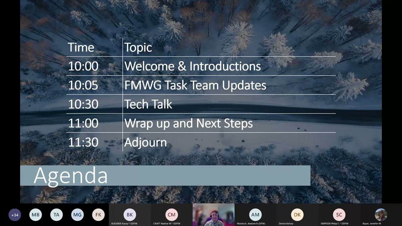 FMWG Meeting (January 20, 2022)