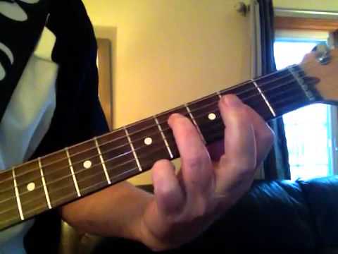 Simple original blues rhythm in F#