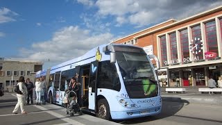 preview picture of video '[Douai] «Tramway» (BHNS) Philéas - Ligne A - Gare'