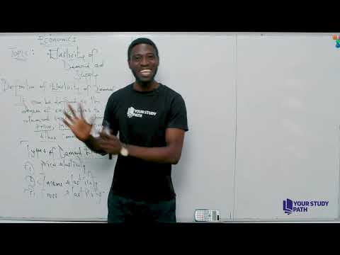 ELASTICITY OF DEMAND AND SUPPLY  2026 JAMB ECONOMICS CLASS TUTORIAL YOUR STUDY PATH